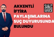 AKKENTLİ İFTİRA PAYLAŞIMLARINA SUÇ DUYURUSUNDA BULUNDU