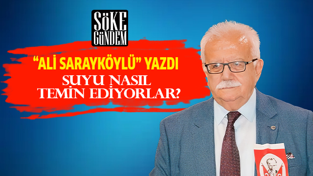 SUYU NASIL TEMİN EDİYORLAR?