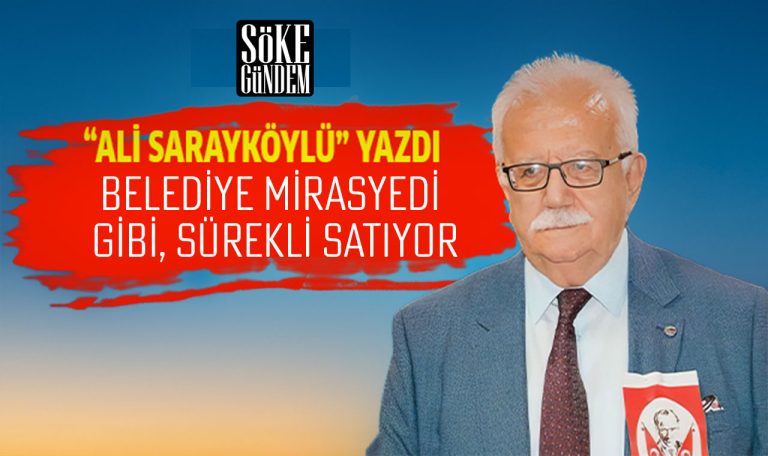 BELEDİYE MİRASYEDİ GİBİ, SÜREKLİ SATIYOR