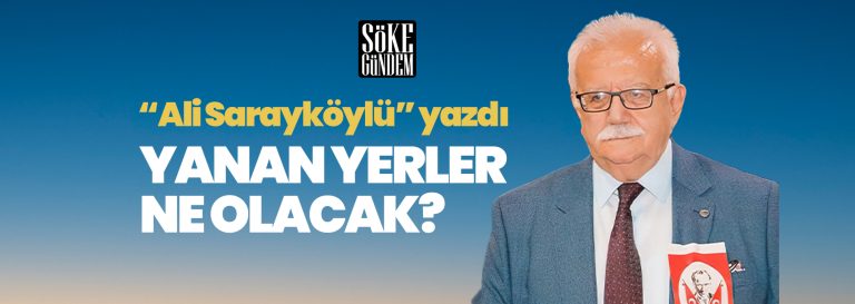 YANAN YERLER NE OLACAK?
