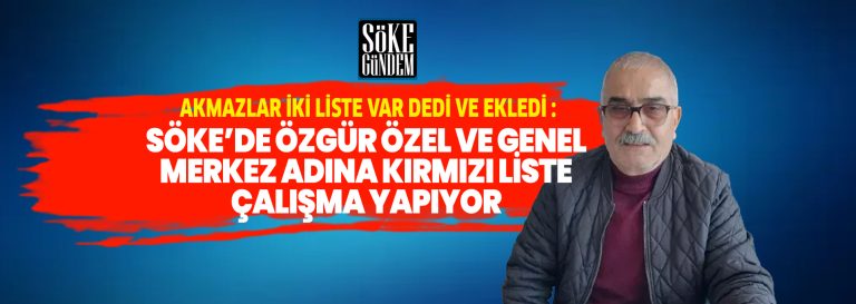 AKMAZLAR İKİ LİSTE VAR DEDİ VE EKLEDİ